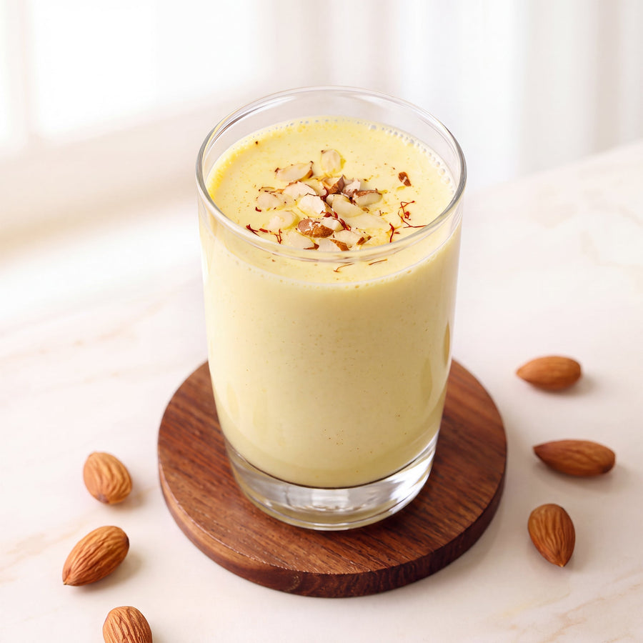 Almond Saffron Milk
